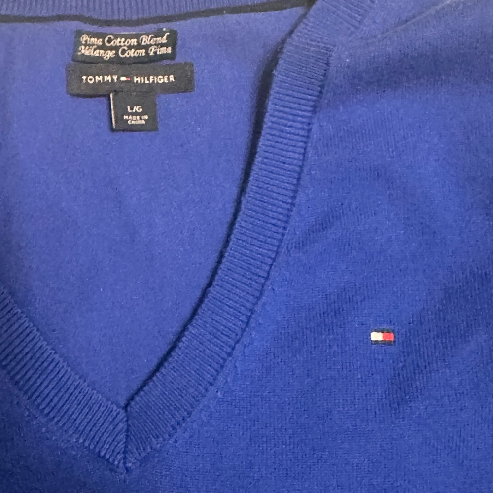 Tommy Hilfiger logo blue Sweater